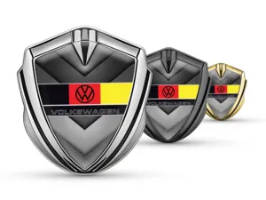 VW Badge Fender Custom Durevole Emblema Premium